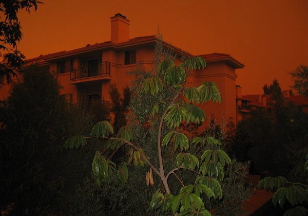 Fire in San Diego 2004 - No filter use